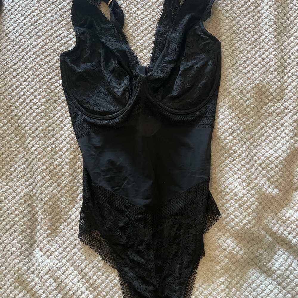 Carrie Body Black Lace Bodysuit Bravissimo